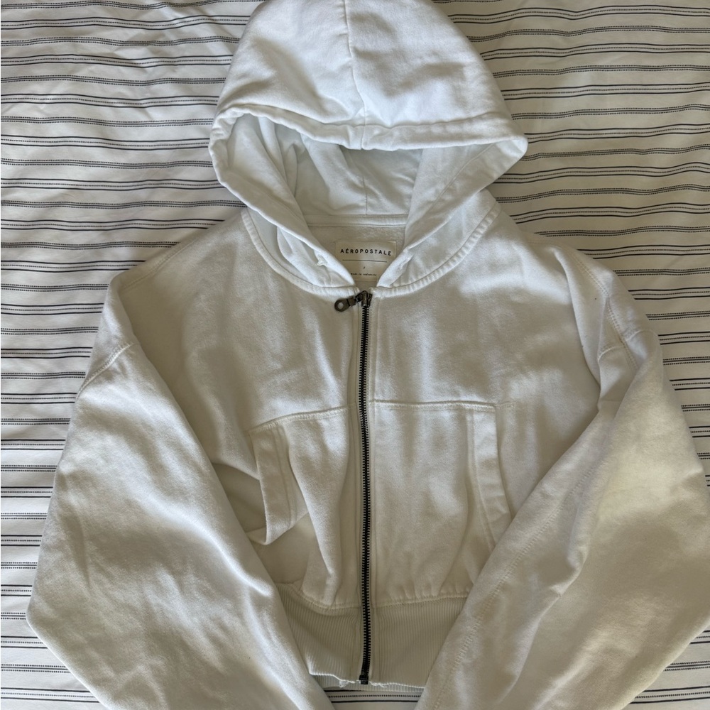Aeropostale Classic White Hoodie